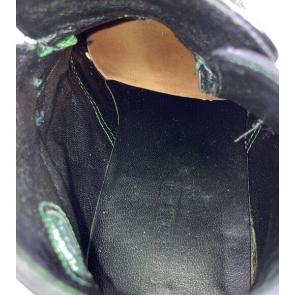 Vintage Florsheim Imperial 92142 Black Leather Dress Drake Boots Size 7.eee USA - Picture 10 of 16